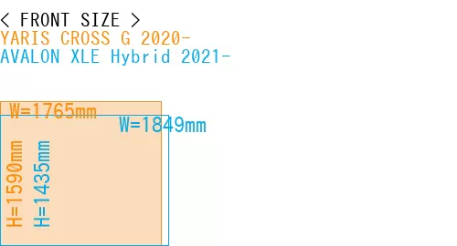 #YARIS CROSS G 2020- + AVALON XLE Hybrid 2021-